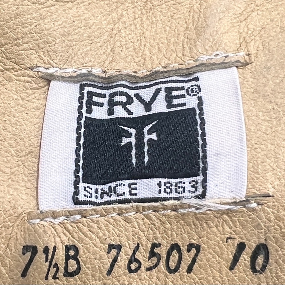 Frye Brown Tall Boots with Studded Strap - Picture 13 of 13